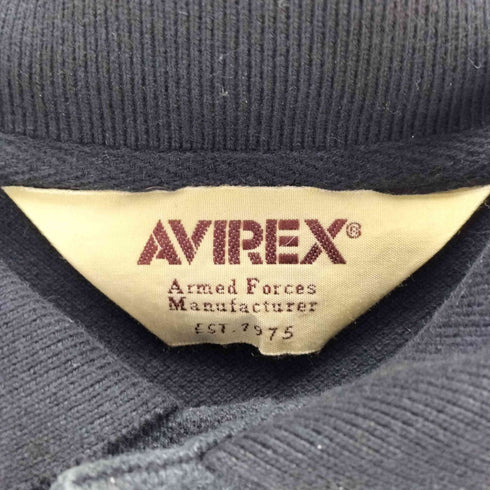 アヴィレックス AVIREX S/S POLO SHIRT AERO CATS エアロキャット ポロシャツ メンズ JPN:L