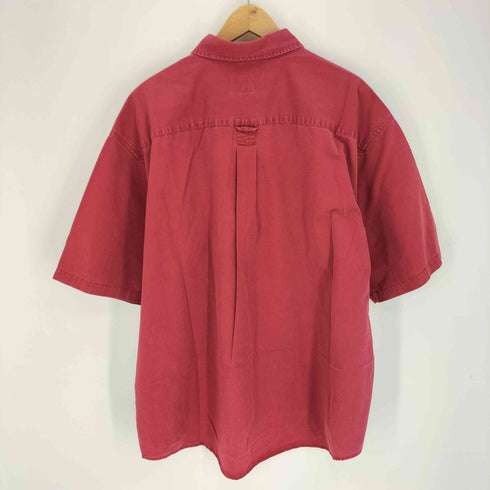 エディーバウアー Eddie Bauer 90S ボタンダウン S/S ワークシャツ メンズ import:XXL