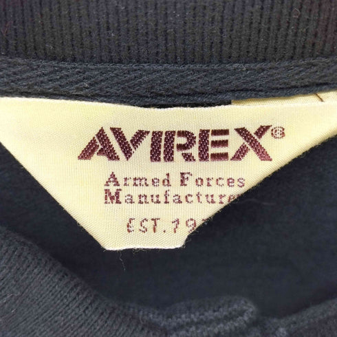 アヴィレックス AVIREX ワッペン付き ショートスリーブ ポロシャツ メンズ JPN:L
