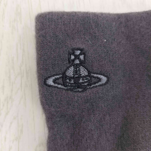 ヴィヴィアンウエストウッド Vivienne Westwood オーブ刺繍 スマホタッチ ニット手袋 レディース ONE SIZE