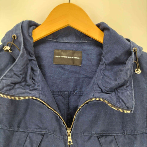 ラウンジリザード LOUNGELIZARD コットンリネン フーデッドジャケット メンズ JPN:1