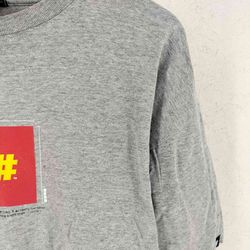 ALPHANUMERIC アルファヌメリック USA製 ロゴプリントTシャツ メンズ L