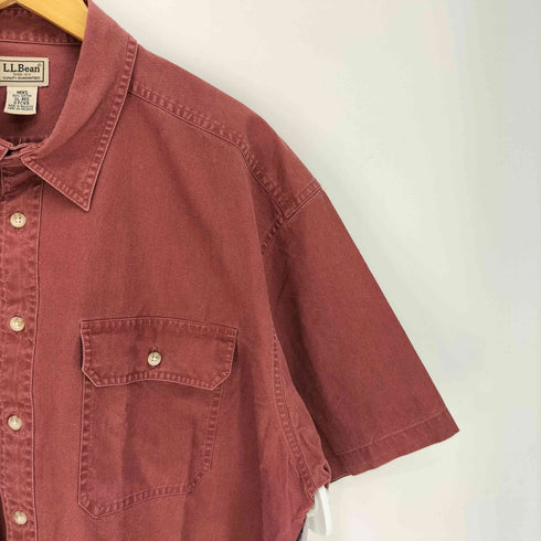 エルエルビーン L.L.Bean 00S S/S コットン ワークシャツ メンズ import:XL