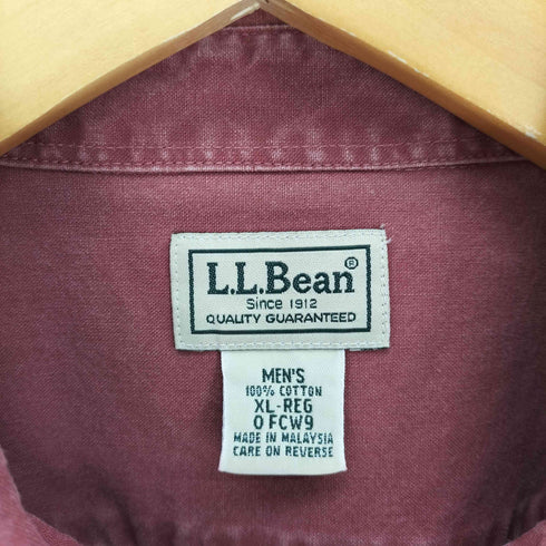 エルエルビーン L.L.Bean 00S S/S コットン ワークシャツ メンズ import:XL