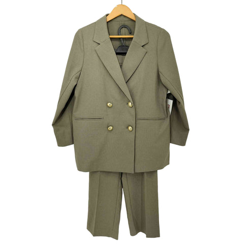 グローバルワーク GLOBAL WORK お手入れラクラクセットアップ ジャケット+パンツ レディース 上:S 下:XS