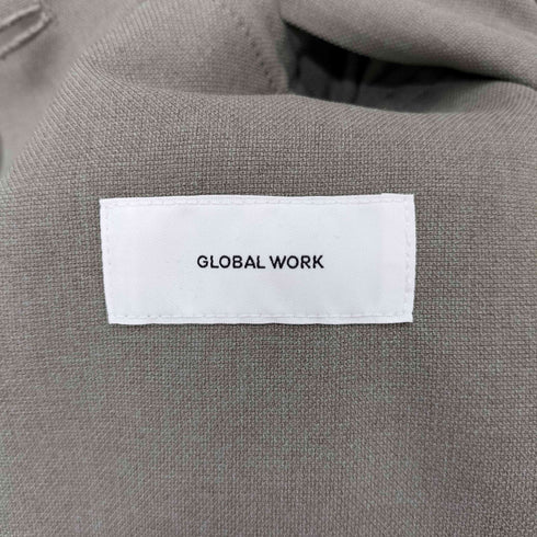 グローバルワーク GLOBAL WORK お手入れラクラクセットアップ ジャケット+パンツ レディース 上:S 下:XS