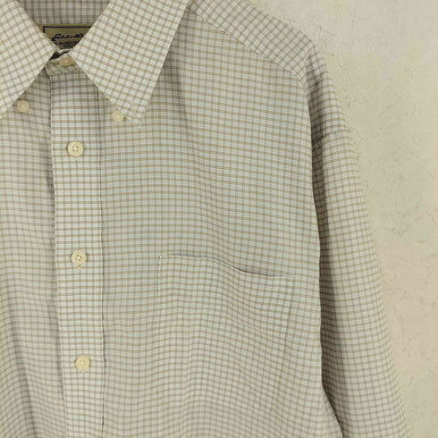 エディーバウアー Eddie Bauer WRINKLE RESISTANT チェック ボタンダウンシャツ メンズ JPN:L