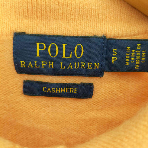 ポロラルフローレン POLO RALPH LAUREN CASHMERE 現行 カシミヤ100% ポニー刺繍 ポロシャツ レディース import:S