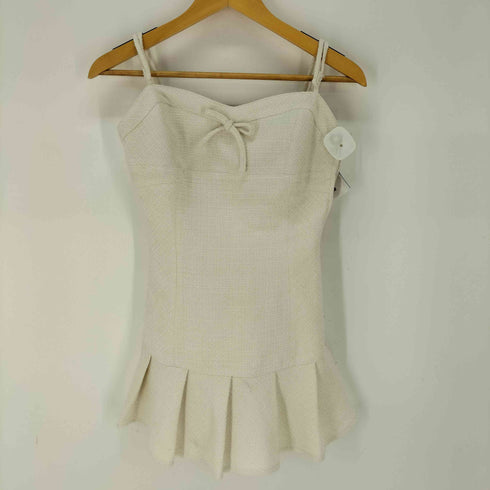 アンドマリー AND MARY Twiggy tweed mini dress レディース FREE