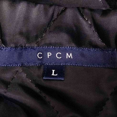 シーピーシーエム CPCM 合皮 ハイネック 袖切替 ブルゾン ジャケット メンズ JPN:L