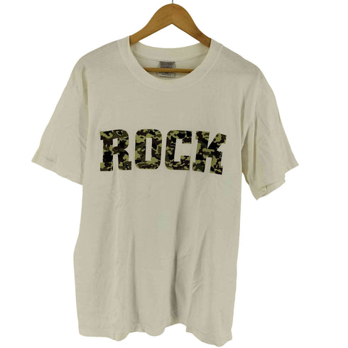 ROCK HARD SURVIVAL ロックハードサバイバル コットン 迷彩 プリント Tシャツ メンズ L