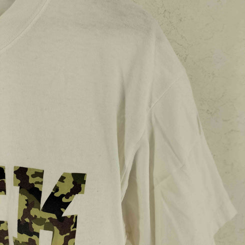 ROCK HARD SURVIVAL ロックハードサバイバル コットン 迷彩 プリント Tシャツ メンズ L