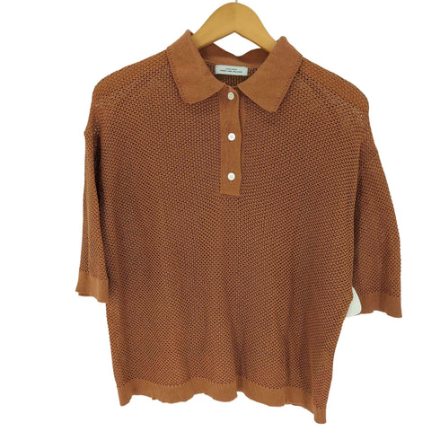 ユナイテッドアローズグリーンレーベルリラクシング UNITED ARROWS green label relaxing 26SS メッシュ ポロニット ウォッシャブル レディース FREE