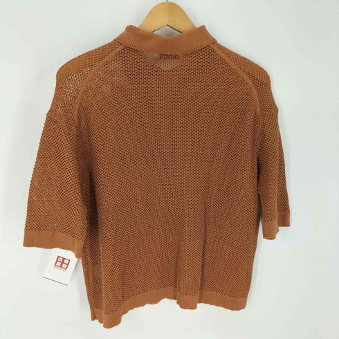 ユナイテッドアローズグリーンレーベルリラクシング UNITED ARROWS green label relaxing 26SS メッシュ ポロニット ウォッシャブル レディース FREE