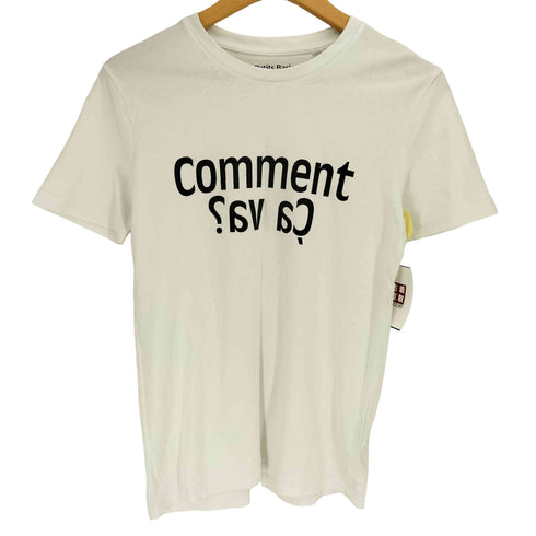 スピックアンドスパン Spick and Span Les Petits Basics Comment ロゴ クルーネックTシャツ レディース JPN:XS