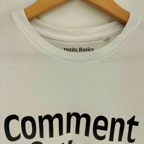 スピックアンドスパン Spick and Span Les Petits Basics Comment ロゴ クルーネックTシャツ レディース JPN:XS