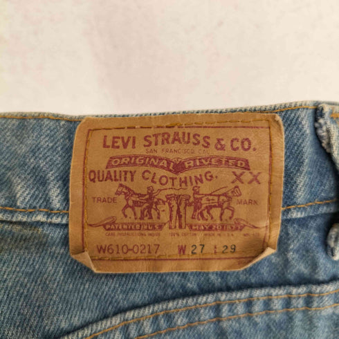 リーバイス Levis USA製 610-0217 裏525 ジップフライ デニムパンツ レディース 27×29