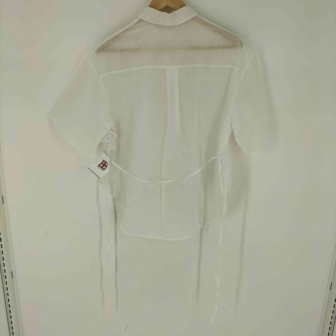 ユナイテッドアローズグリーンレーベルリラクシング UNITED ARROWS green label relaxing 26SS リボンハイウエストシャツ レディース FREE