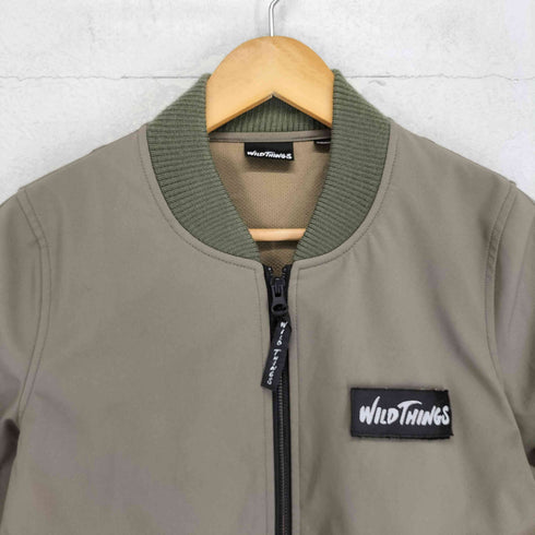 ワイルドシングス WILD THINGS ロゴマジックテープ ジップブルゾン レディース JPN:M