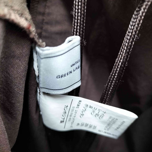 ユナイテッドアローズグリーンレーベルリラクシング UNITED ARROWS green label relaxing 26SS オルマイ LI/MIX ワイド パンツ レディース JPN:38