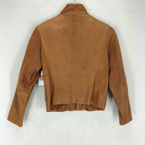 アーバンリサーチドアーズ URBAN RESEARCH DOORS lamb leather スタンドカラー レザージャケット レディース FREE