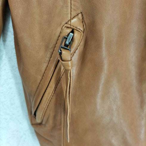 アーバンリサーチドアーズ URBAN RESEARCH DOORS lamb leather スタンドカラー レザージャケット レディース FREE