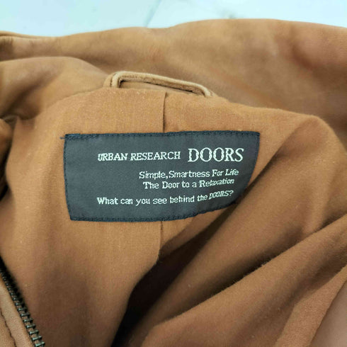 アーバンリサーチドアーズ URBAN RESEARCH DOORS lamb leather スタンドカラー レザージャケット レディース FREE