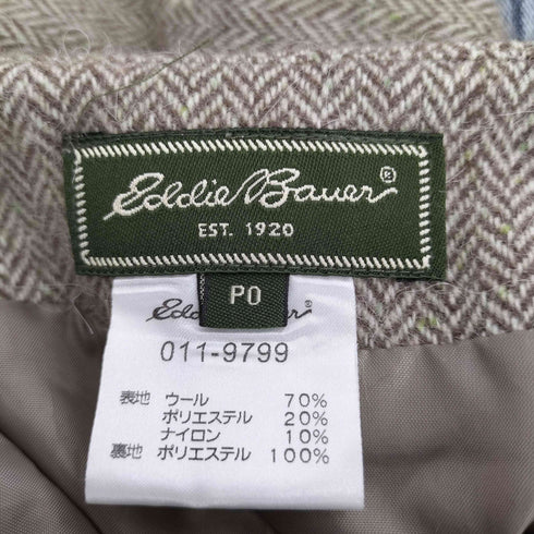 エディーバウアー Eddie Bauer ヘリンボーン柄 フレアスカート レディース 0