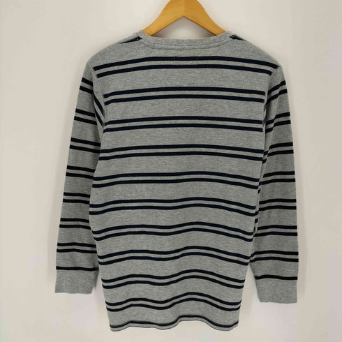 ポロラルフローレン POLO RALPH LAUREN ポニー刺繍 ボーダー クルーネック長袖Tシャツ メンズ import:L