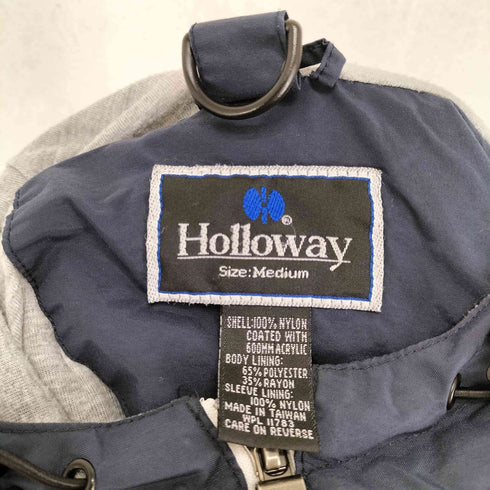 ホロウェイ HOLLOWAY ロゴ刺繍 アノラックパーカー メンズ JPN:M