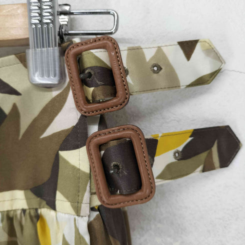 バーバリーロンドン BURBERRY LONDON シルク100 総柄 ラップスカート レディース JPN:36