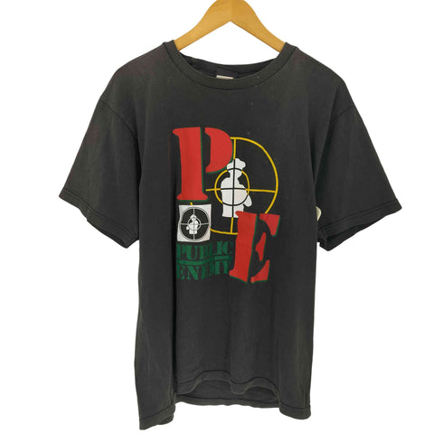 WALLE OF FAME PUBLIC ENEMY パブリックエネミープリント クルーネックTシャツ メンズ