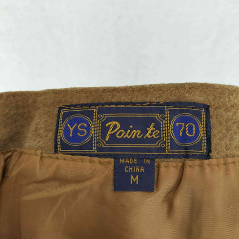 Ys Pointe ピッグレザー スナップ ミニスカート レディース JPN:M