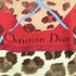 クリスチャンディオール Christian Dior レオパード アーガイル 大判 スカーフ レディース