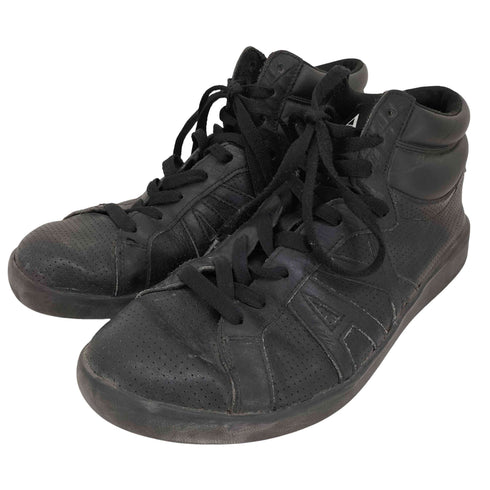 アルマーニエクスチェンジ ARMANI EXCHANGE パンチング加工 ハイカット スニーカー メンズ EUR:40