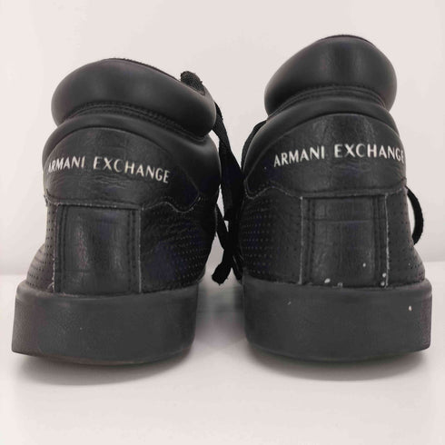 アルマーニエクスチェンジ ARMANI EXCHANGE パンチング加工 ハイカット スニーカー メンズ EUR:40