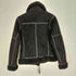 ザラ ZARA フェイクレザー ボア ダブルライダースジャケット レディース import:S