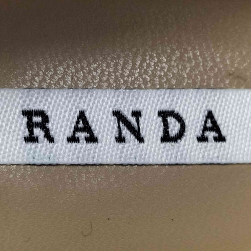 ランダ RANDA ソフト アシメスクエアカットパンプス レディース JPN:23.5
