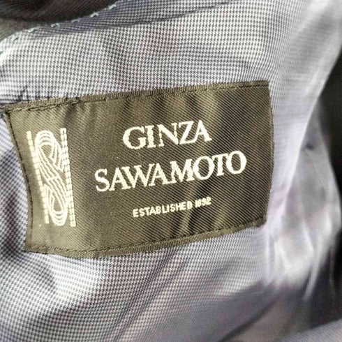 GINZA SAWAMOTO ギンザサワモト 3ピース ウール100 スーツセットアップ メンズ