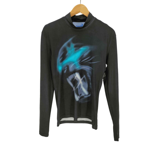 Gerrit Jacob グラフィック デザイン L/S モックネック カットソー メンズ S