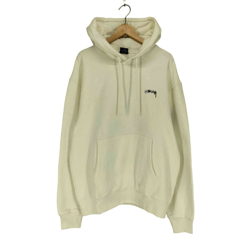 ステューシー Stussy ワンポイント ロゴプリント プルオーバーパーカー メンズ L