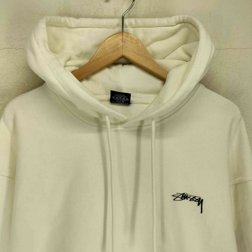 ステューシー Stussy ワンポイント ロゴプリント プルオーバーパーカー メンズ L