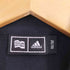 アディダス adidas ロゴ刺繍 スリーストライプ 長袖ポロシャツ メンズ import:M