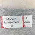 modern amusement モダンアミューズメント USA製 ロゴプリントTシャツ メンズ L