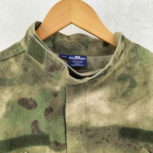 プロッパー PROPPER ドミニカ共和国製 リップストップ A-TACS FG カモ ACU コンバット ジャケット メンズ XL