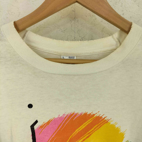 フルーツオブザルーム FRUIT OF THE LOOM 80S USA製 コットン テニス大会 プリント Tシャツ メンズ L