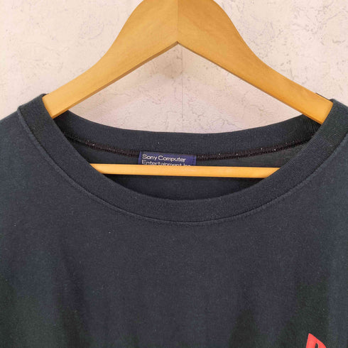 90S 袖・裾シングル 企業 ゲームハード ロゴ プリント Tシャツ メンズ