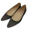 マノロブラニク MANOLO BLAHNIK イタリア製 スエード フラット パンプス レディース EUR:37