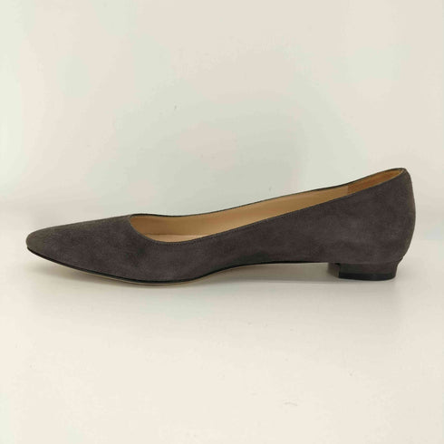 マノロブラニク MANOLO BLAHNIK イタリア製 スエード フラット パンプス レディース EUR:37