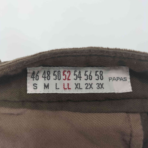 パパス papas 90s コーデュロイストレートパンツ メンズ